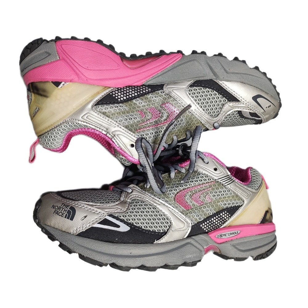 The North Face Dome Cradle Running Shoes Womens US 9 Multi Athletic Lace Up EUC
